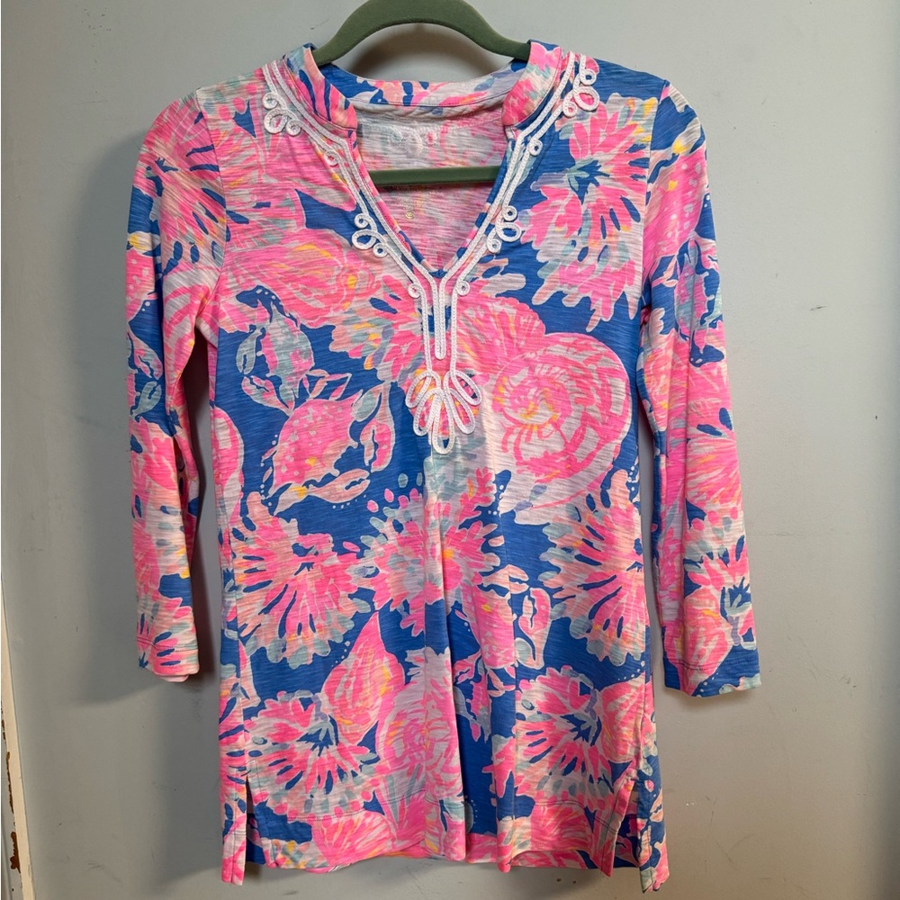 Lilly pulitzer Kaia knit tunic XXS Bay Dreamin